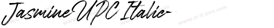 JasmineUPC Italic字体转换